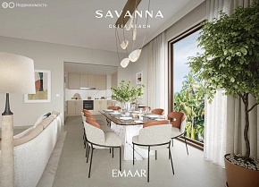 2-комнатная 91 м2 ЖК Creek Beach - Savanna